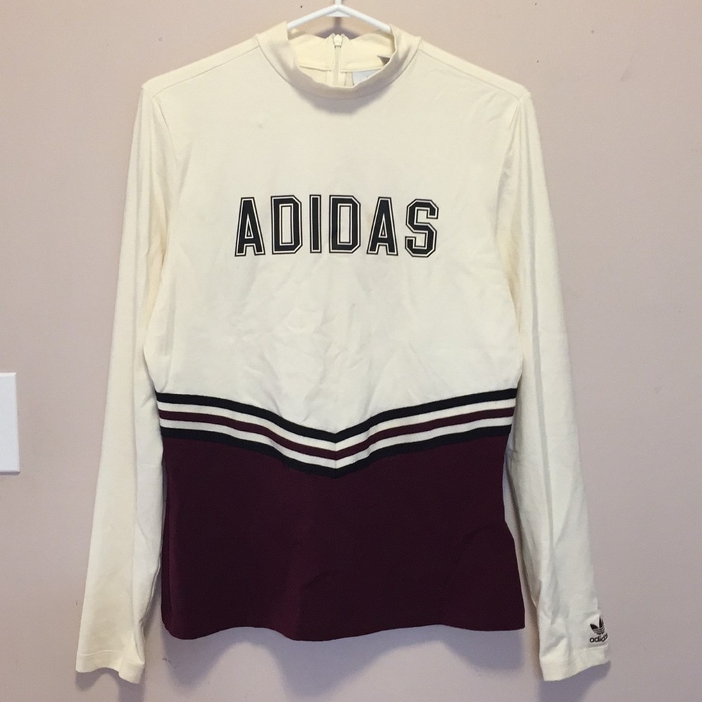 Adidas mock neck long sleeve